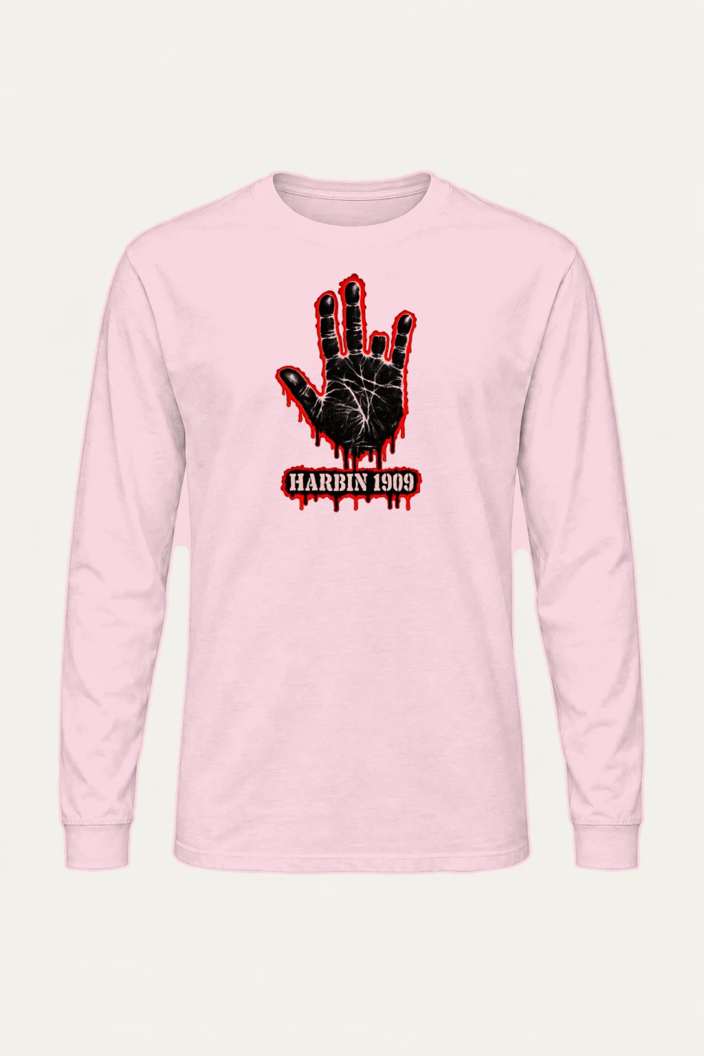 "Harbin 1909 Handprint" Unisex Longsleeve T-shirt | Gildan 2400
