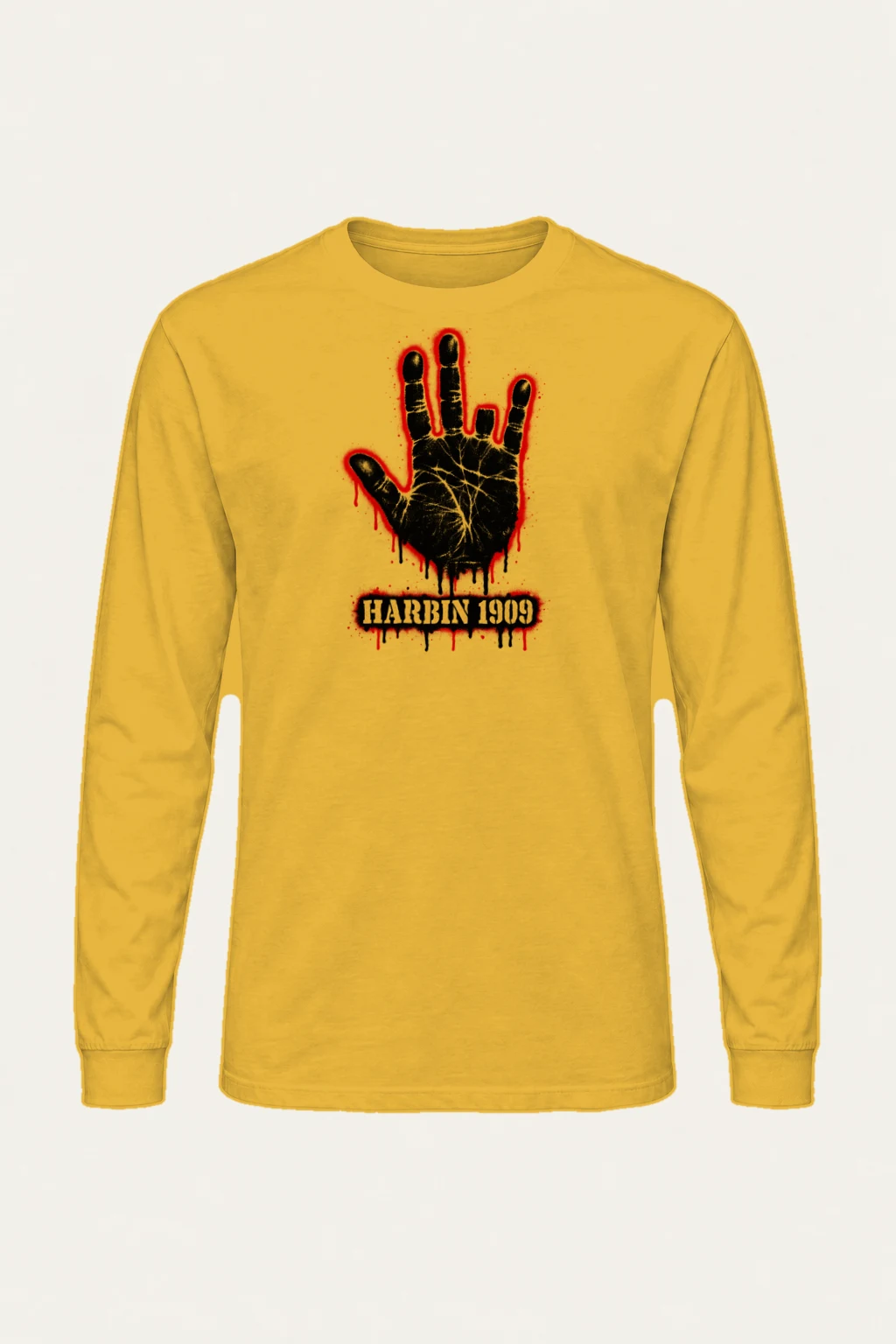 "Harbin 1909 Palm" Unisex Longsleeve T-shirt | Gildan 2400