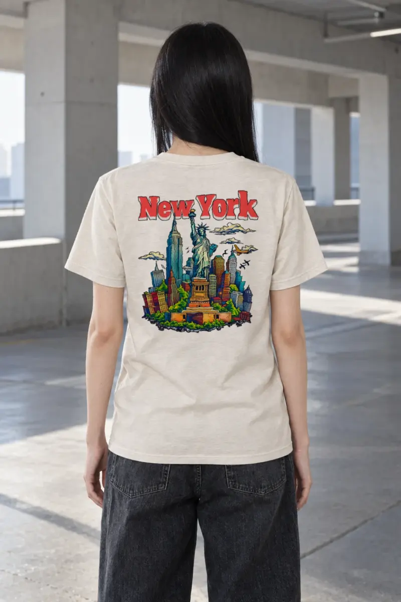 "Harbor City Comic" Heavyweight Unisex Crewneck T-shirt | Gildan 5000