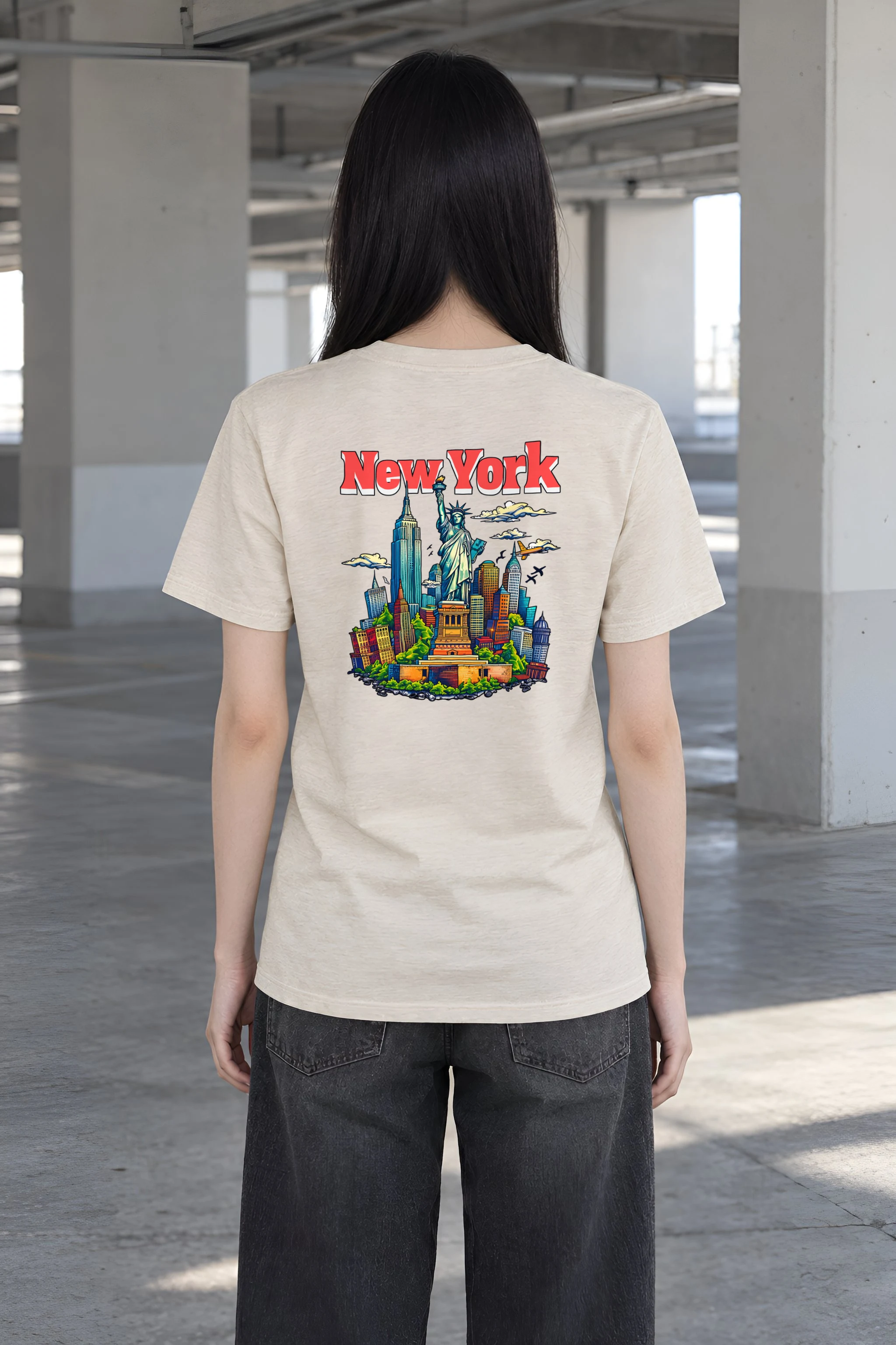 "Harbor City Comic" Heavyweight Unisex Crewneck T-shirt