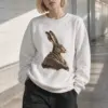 "Hare In Winter Wool" Heavy Blend Unisex Crewneck Sweatshirt | Gildan 18000