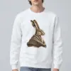 "Hare In Winter Wool" Heavy Blend Unisex Crewneck Sweatshirt