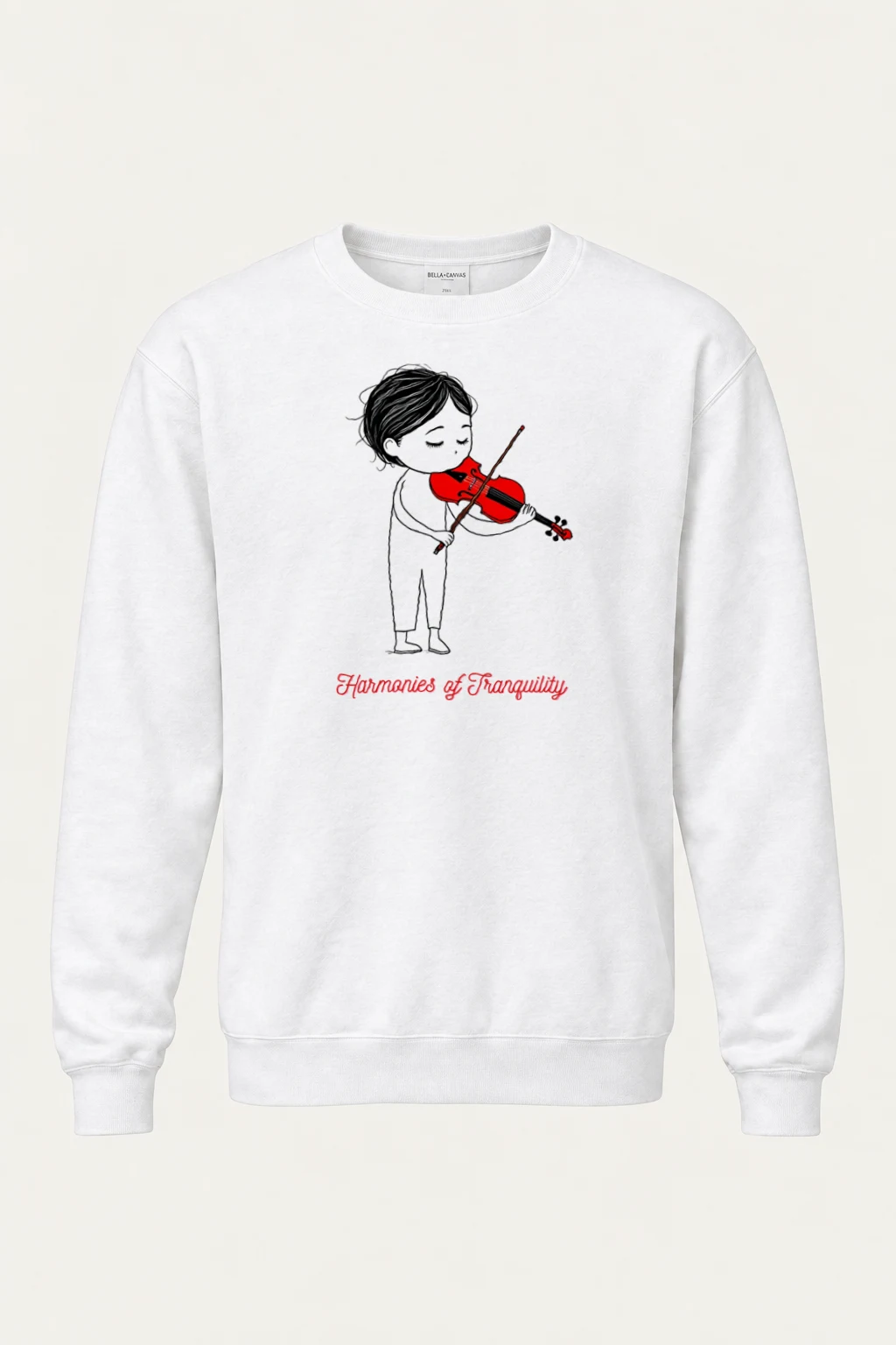 "Harmonies Of Tranquility" Heavy Blend Unisex Crewneck Sweatshirt | Gildan 18000