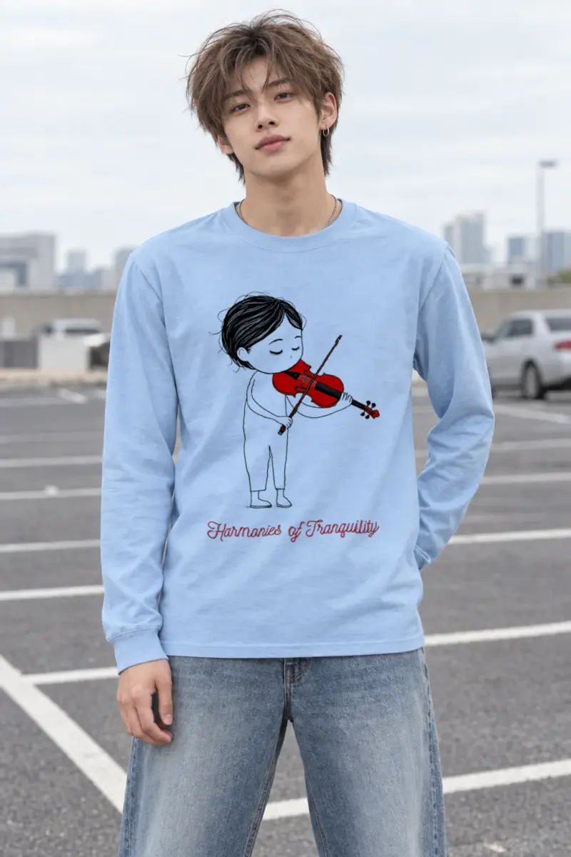 "Harmonies of Tranquility" Unisex Longsleeve T-shirt