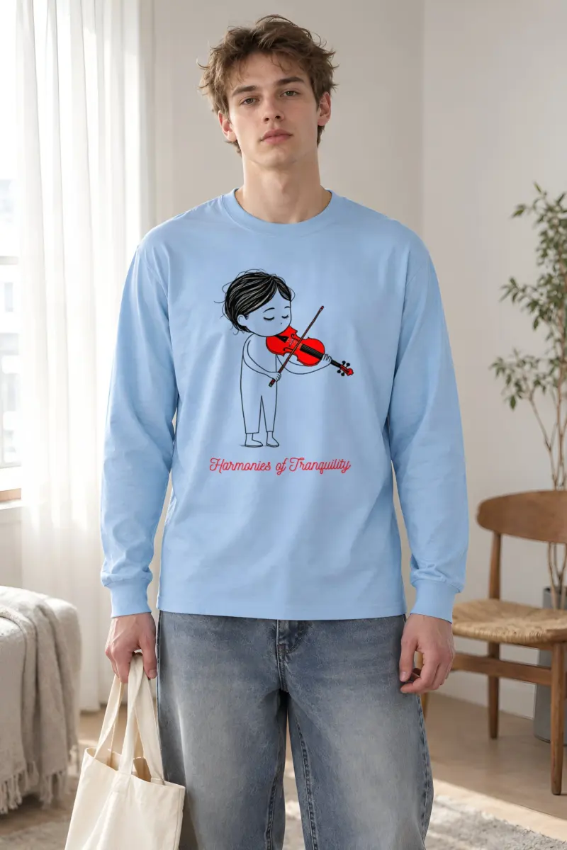 "Harmonies of Tranquility" Unisex Longsleeve T-shirt