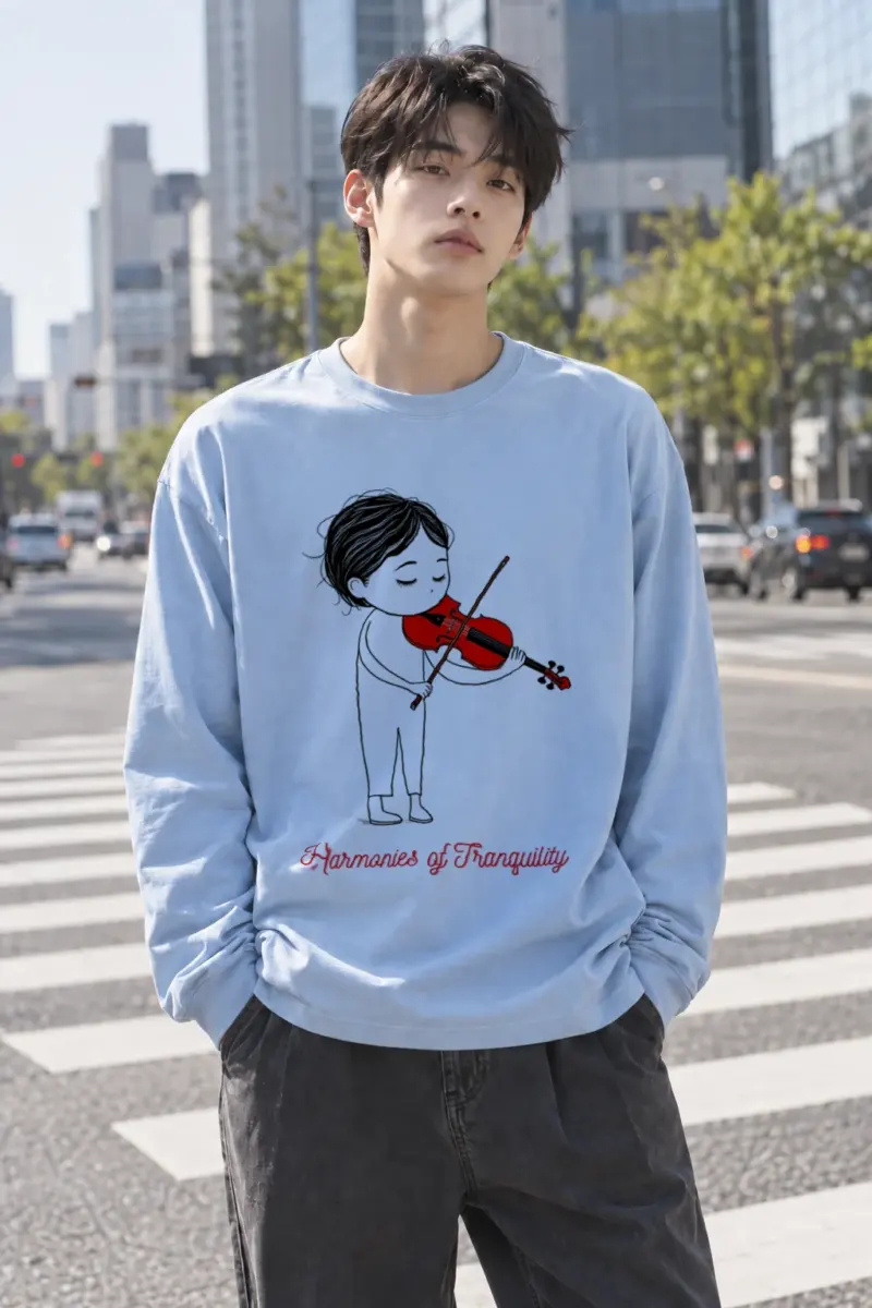 "Harmonies of Tranquility" Unisex Longsleeve T-shirt | Gildan 2400