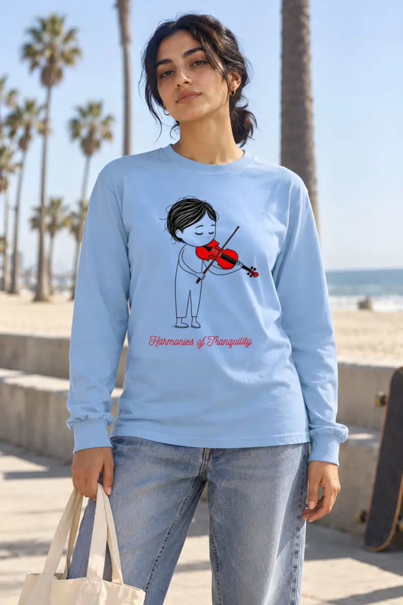 "Harmonies of Tranquility" Unisex Longsleeve T-shirt