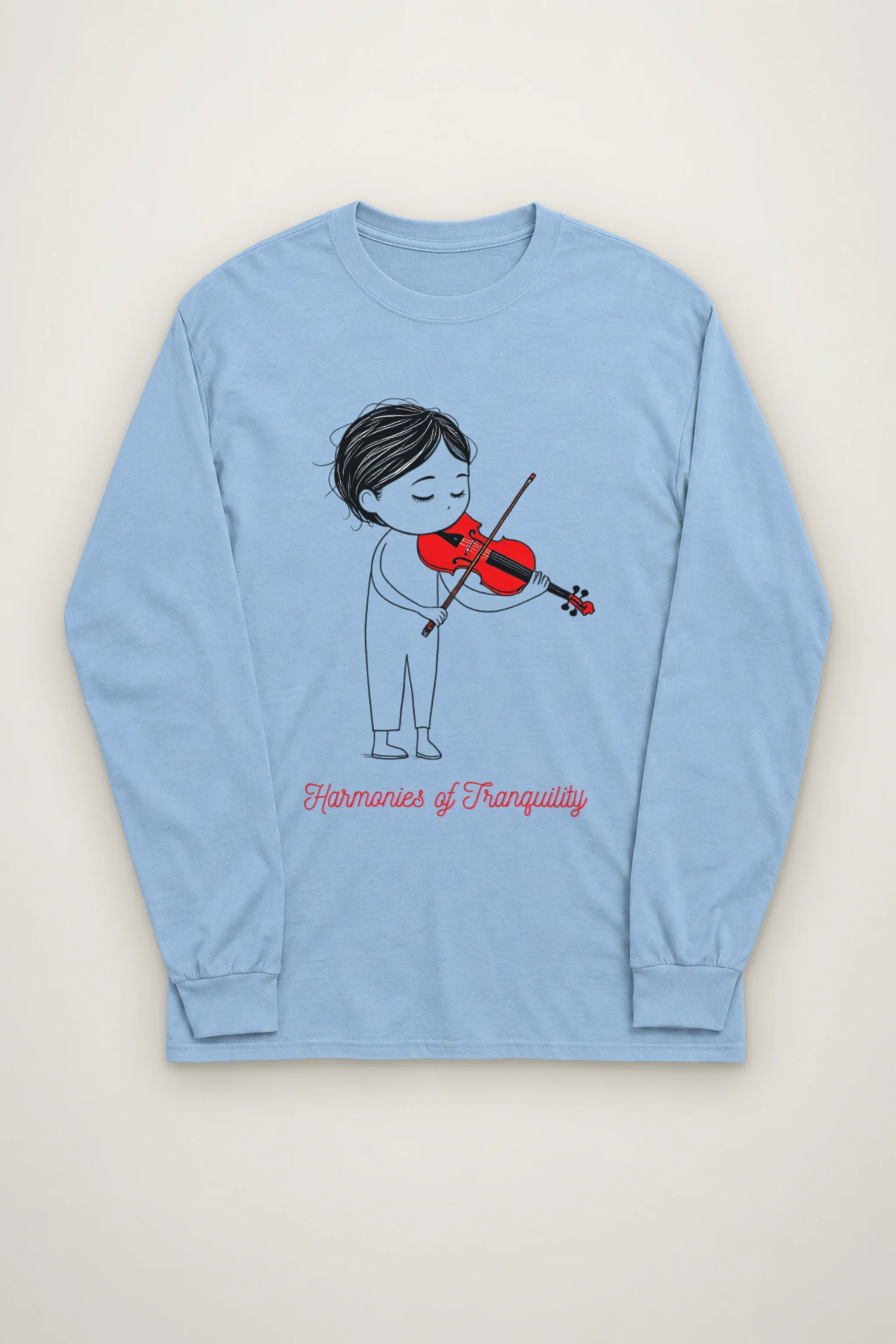 "Harmonies of Tranquility" Unisex Longsleeve T-shirt