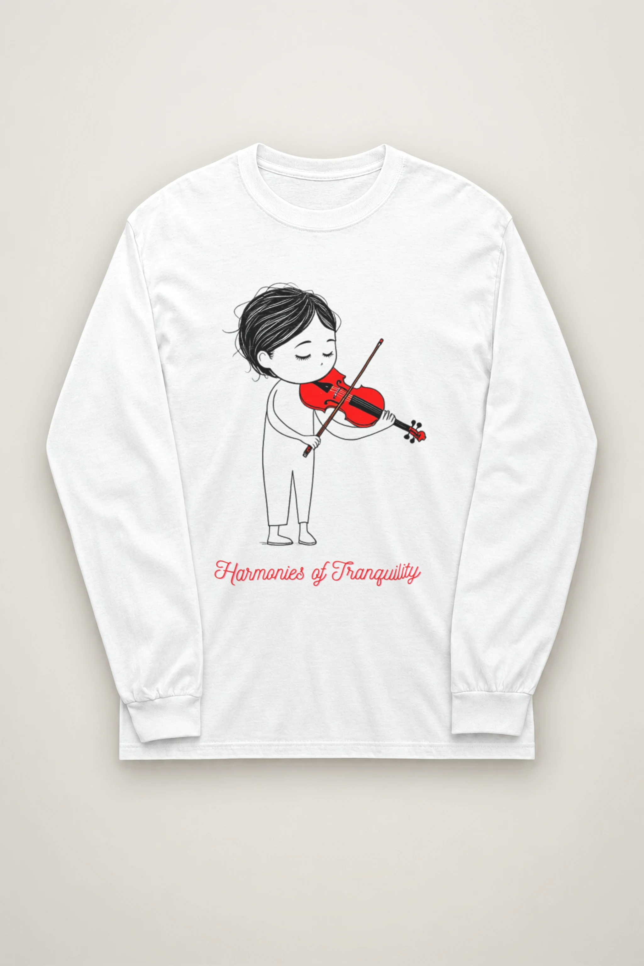 "Harmonies of Tranquility" Unisex Longsleeve T-shirt