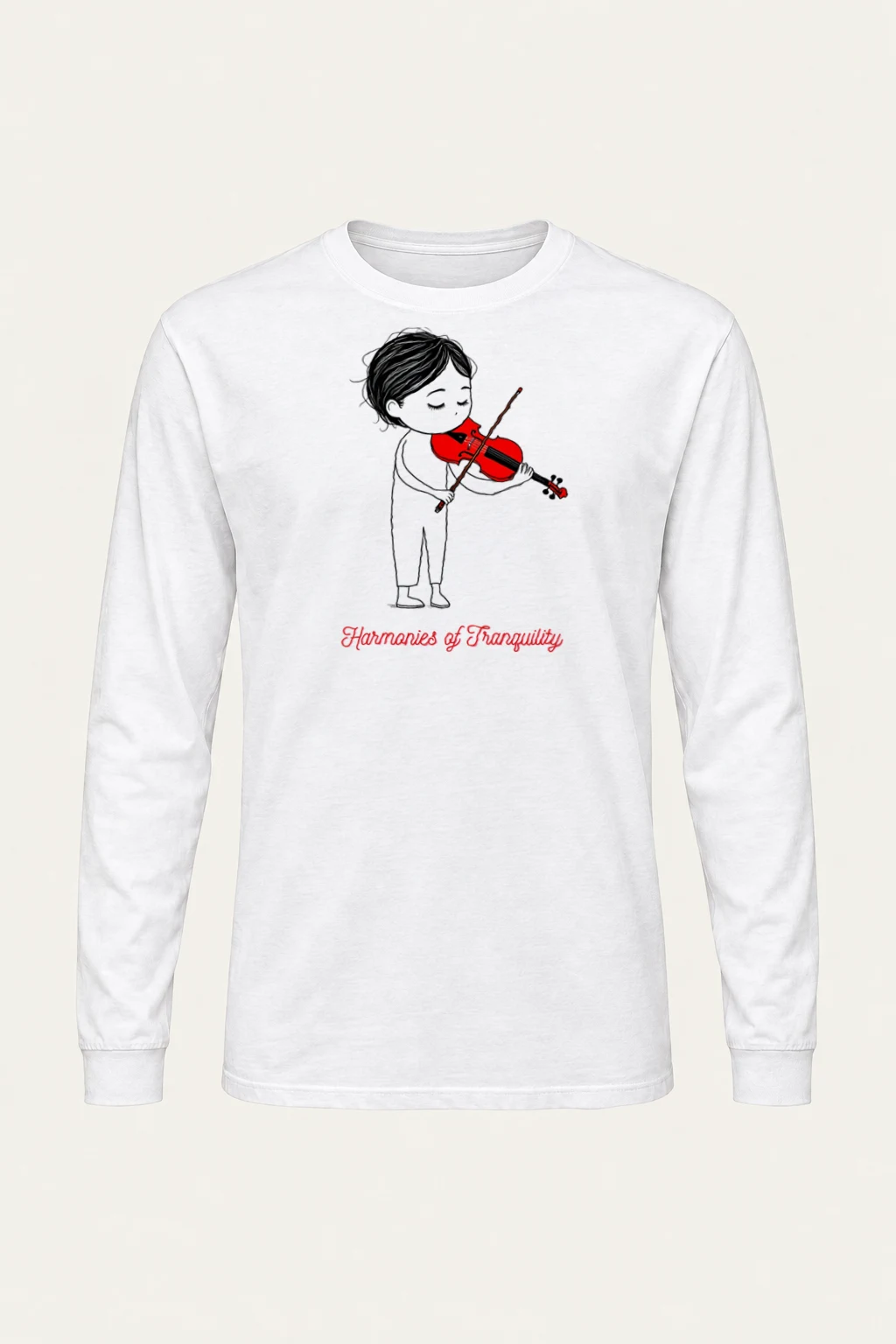 "Harmonies of Tranquility" Unisex Longsleeve T-shirt | Gildan 2400