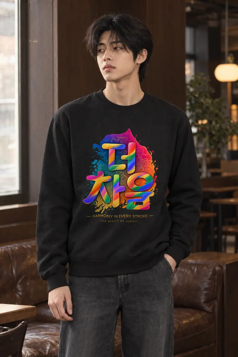 "Harmony In Every Stroke" Heavy Blend Unisex Crewneck Sweatshirt