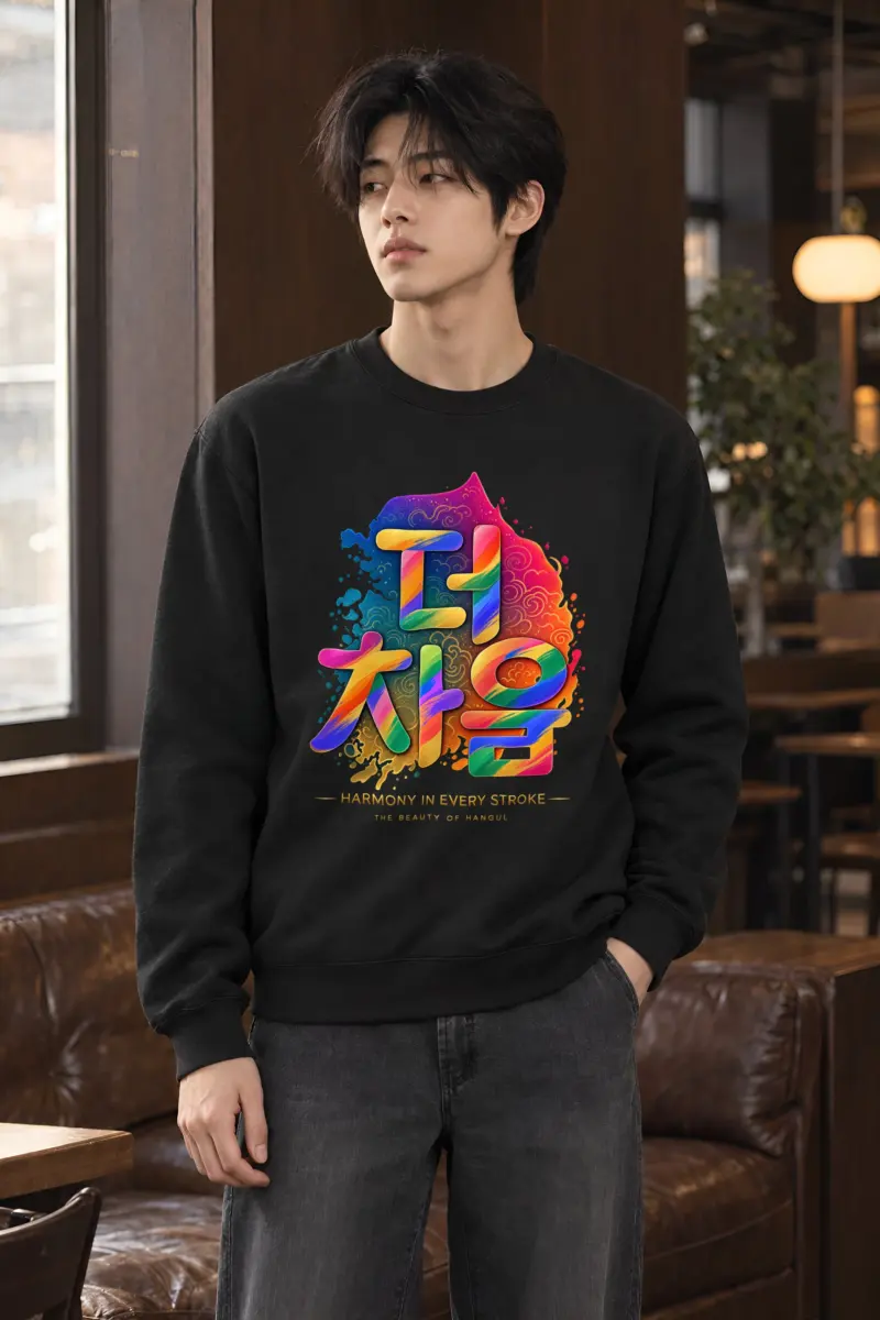 "Harmony In Every Stroke" Heavy Blend Unisex Crewneck Sweatshirt