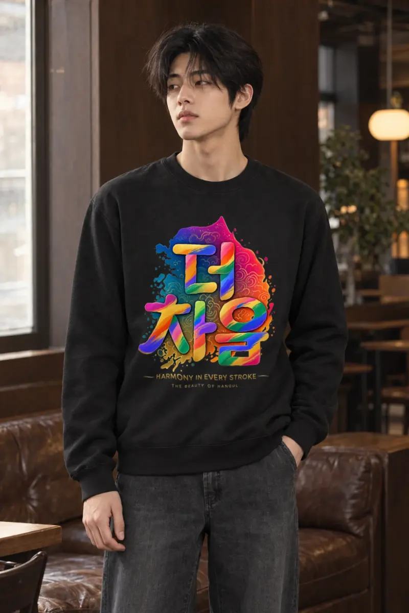 "Harmony In Every Stroke" Heavy Blend Unisex Crewneck Sweatshirt