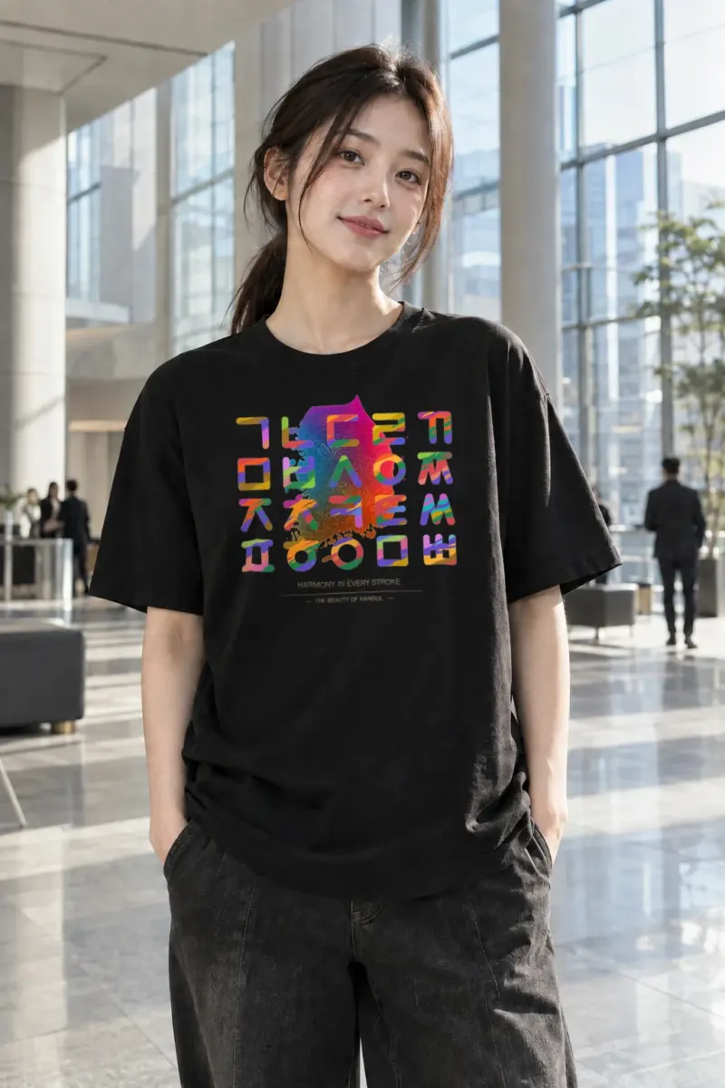 "Harmony In Every Stroke" Heavyweight Unisex Crewneck T-shirt | Gildan 5000