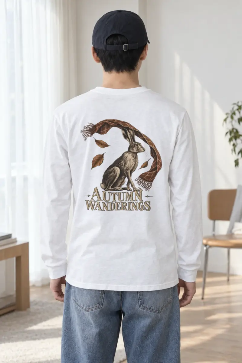 "Harvest Hare" Unisex Longsleeve T-shirt