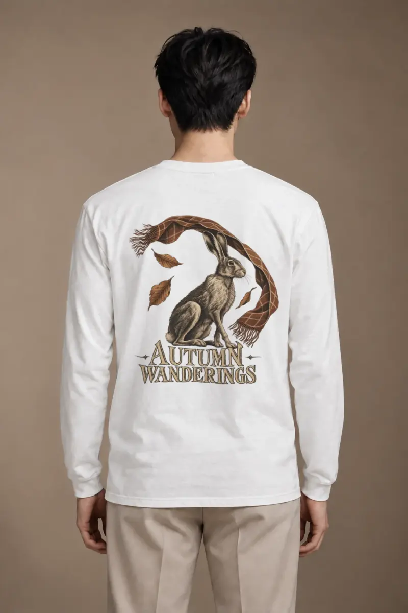 "Harvest Hare" Unisex Longsleeve T-shirt | Gildan 2400