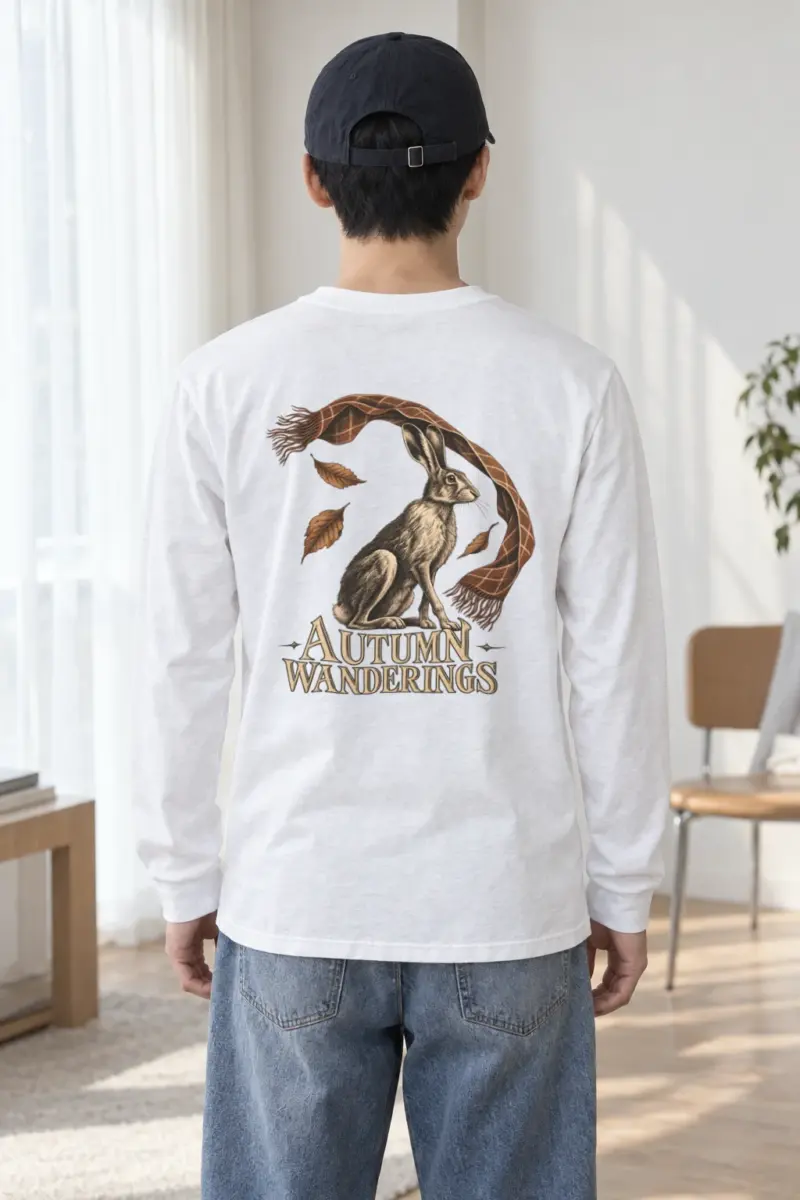 "Harvest Hare" Unisex Longsleeve T-shirt