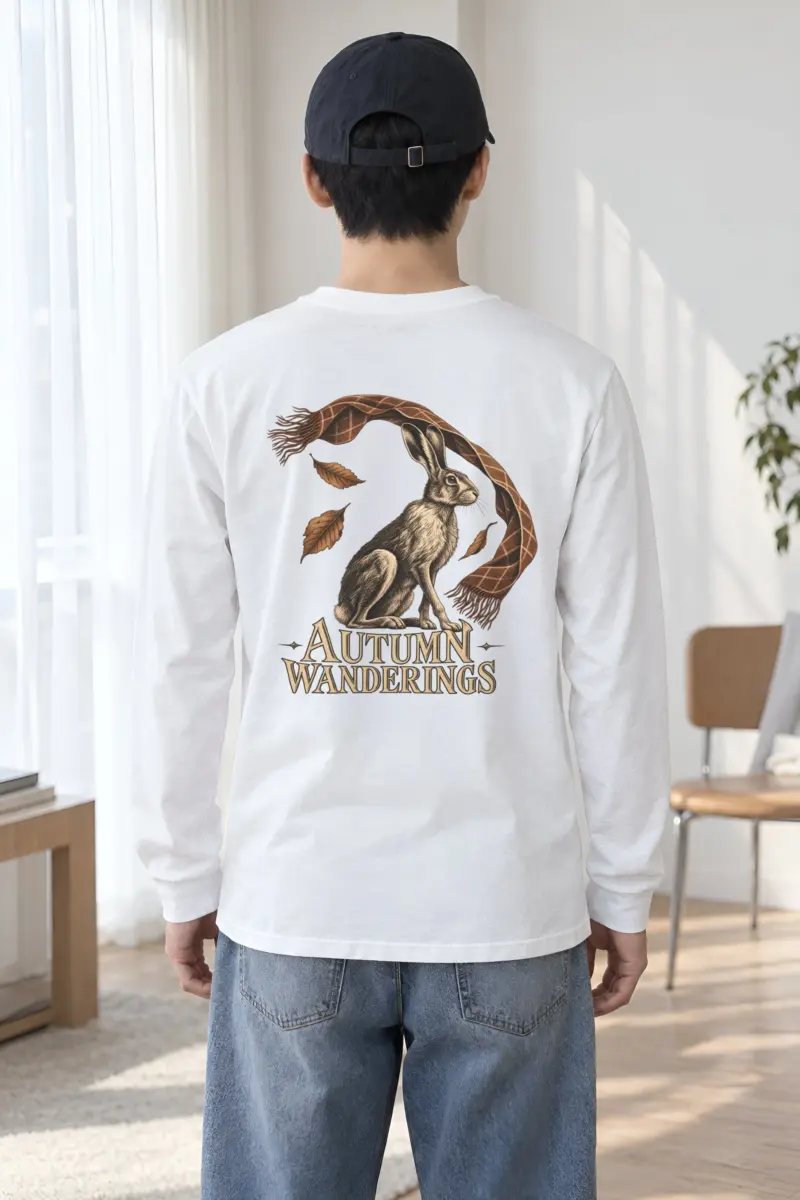 "Harvest Hare" Unisex Longsleeve T-shirt