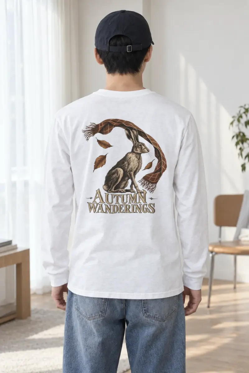 "Harvest Hare" Unisex Longsleeve T-shirt