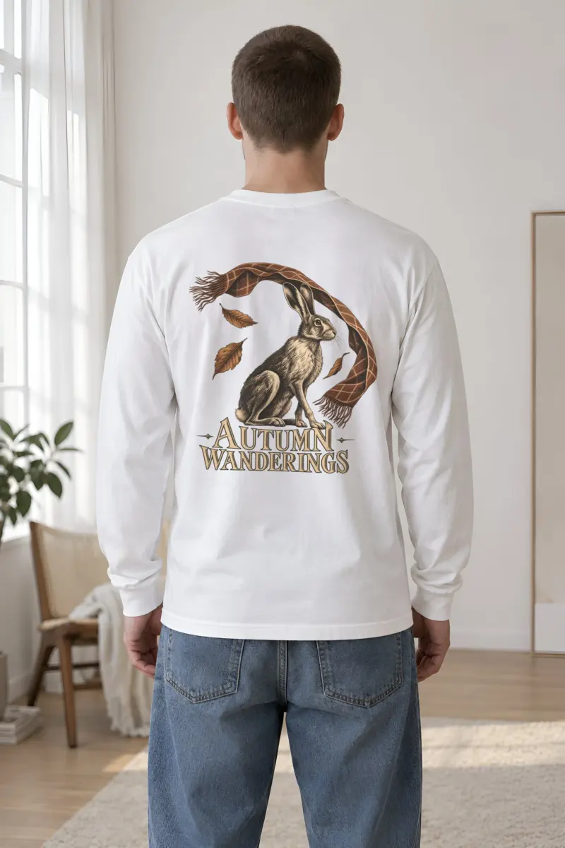 "Harvest Hare" Unisex Longsleeve T-shirt