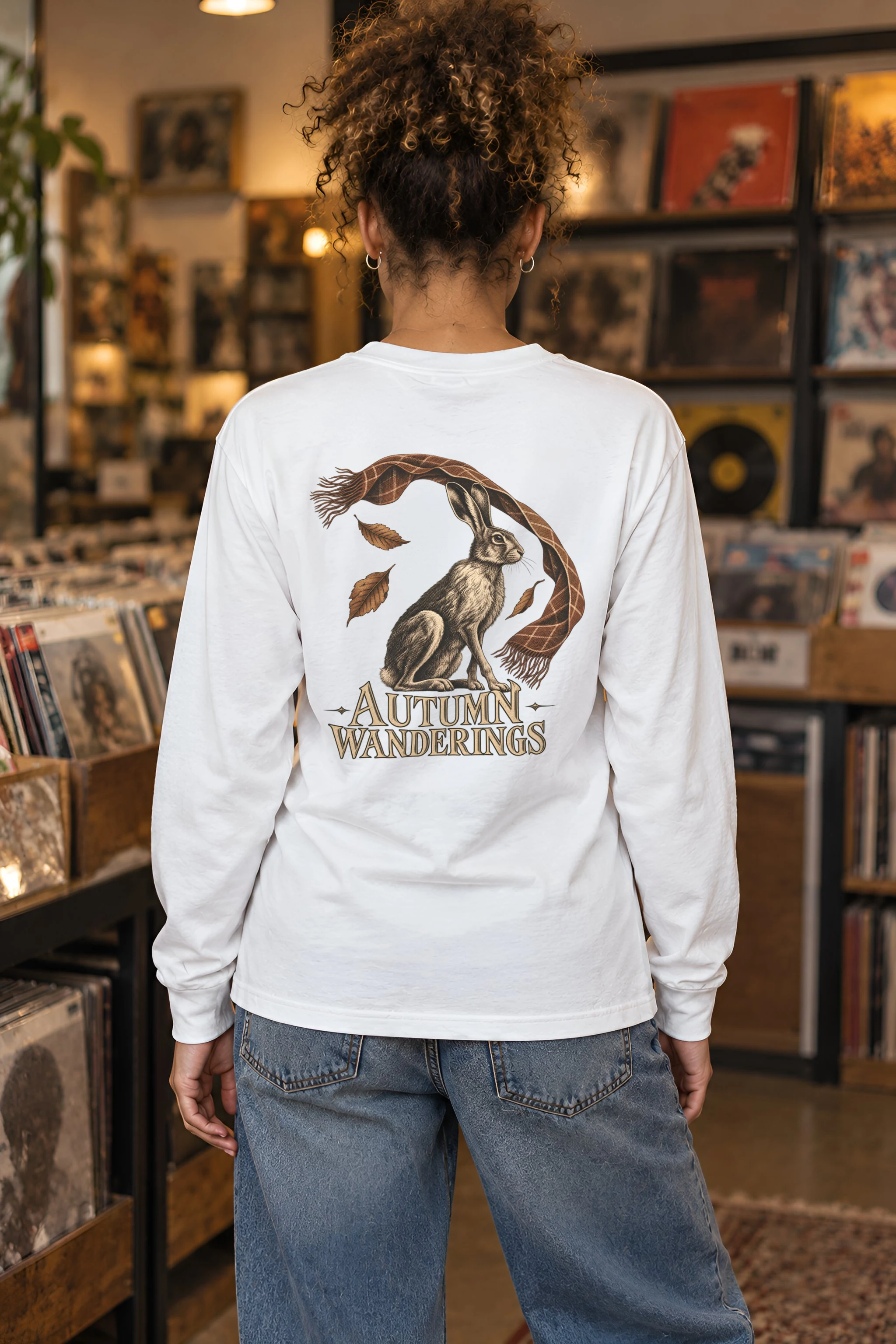 "Harvest Hare" Unisex Longsleeve T-shirt