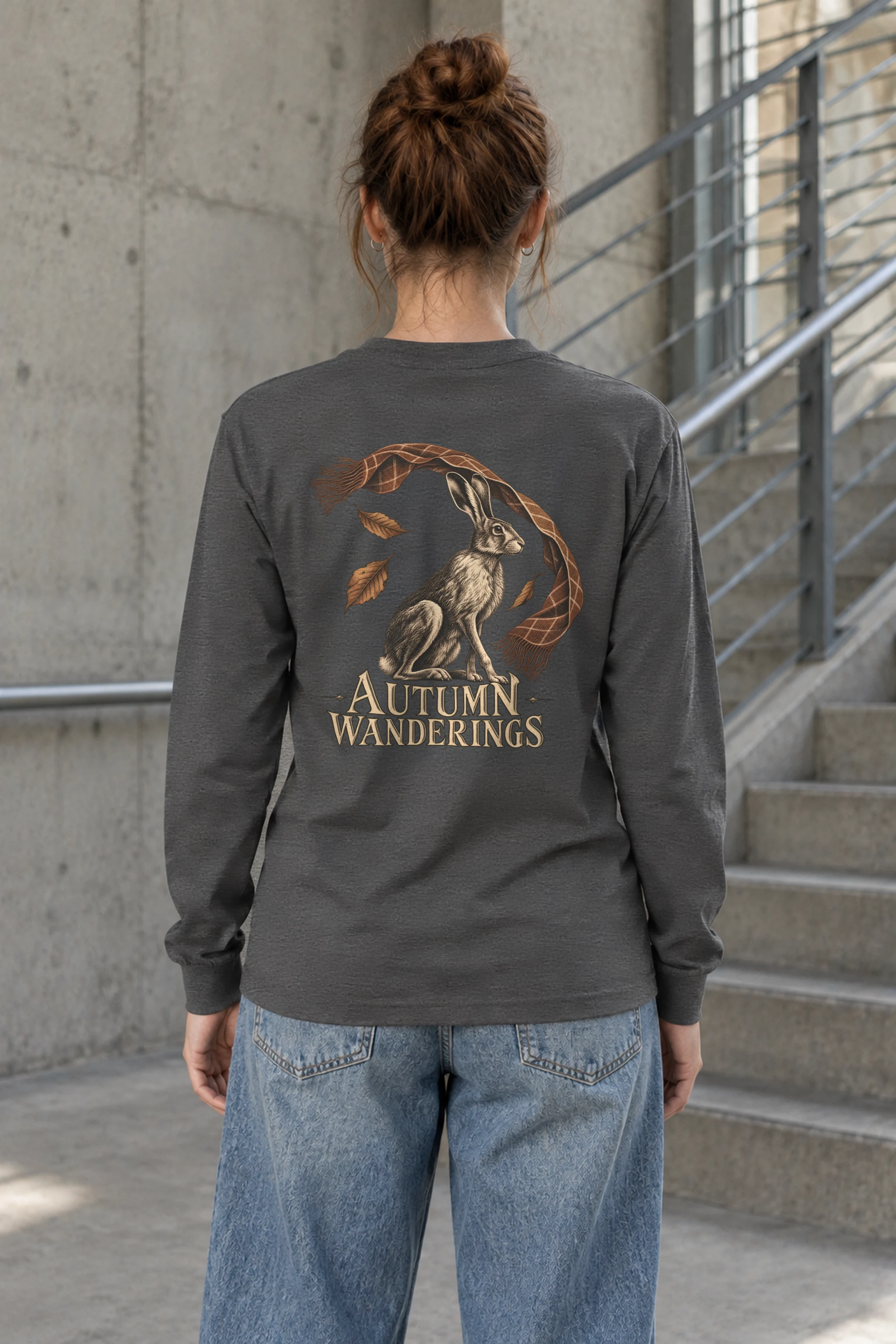"Harvest Hare" Unisex Longsleeve T-shirt