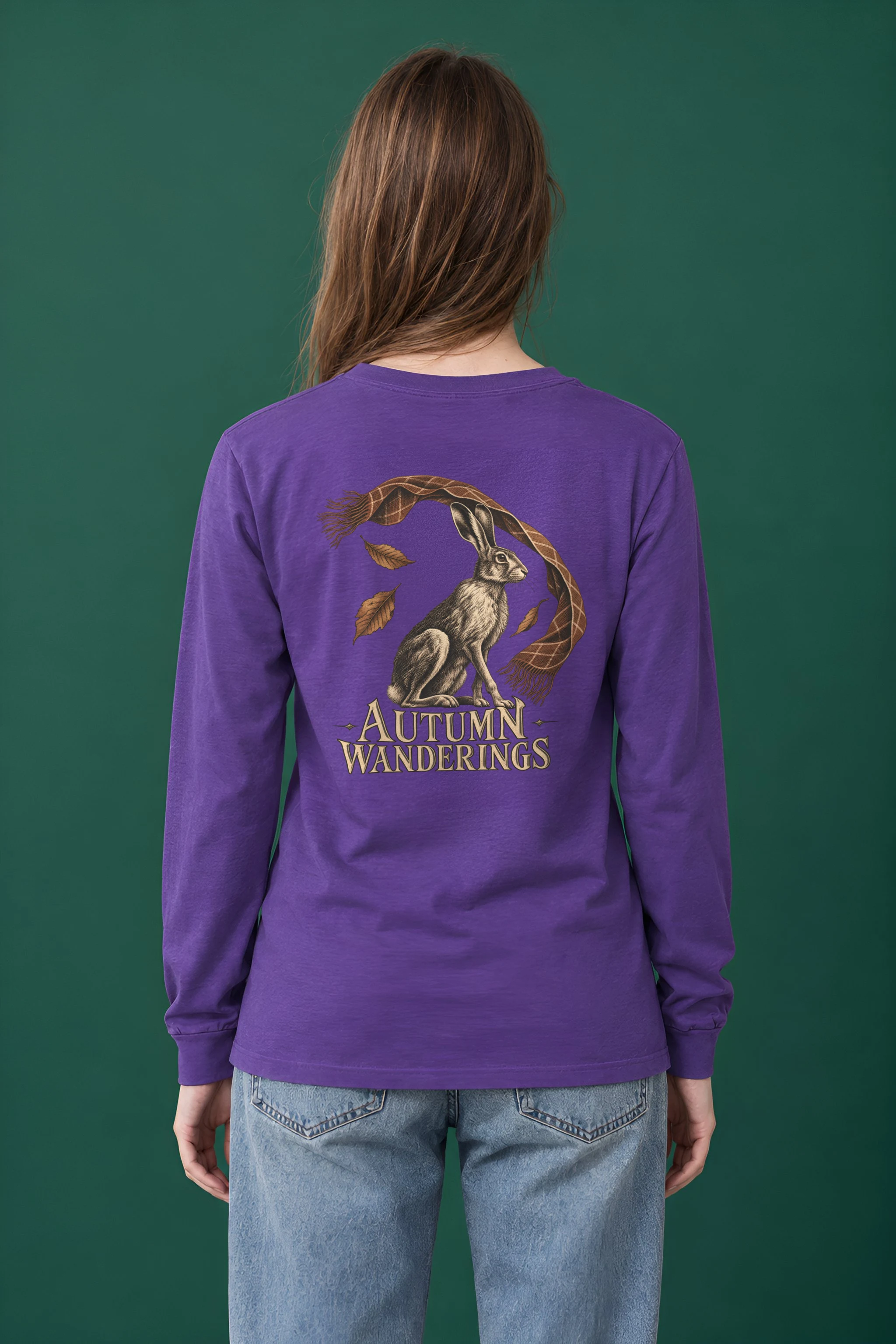 "Harvest Hare" Unisex Longsleeve T-shirt