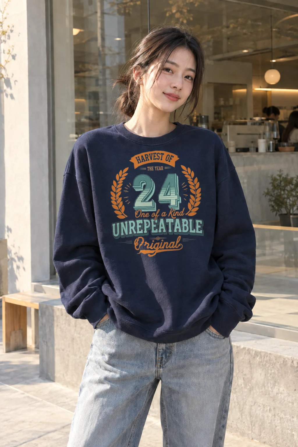 "Harvest Of The Year" Heavy Blend Unisex Crewneck Sweatshirt | Gildan 18000