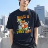 "Have A Foxy Day" Heavyweight Unisex Crewneck T-shirt | Gildan 5000