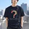 "Have A Question" Heavyweight Unisex Crewneck T-shirt | Gildan 5000