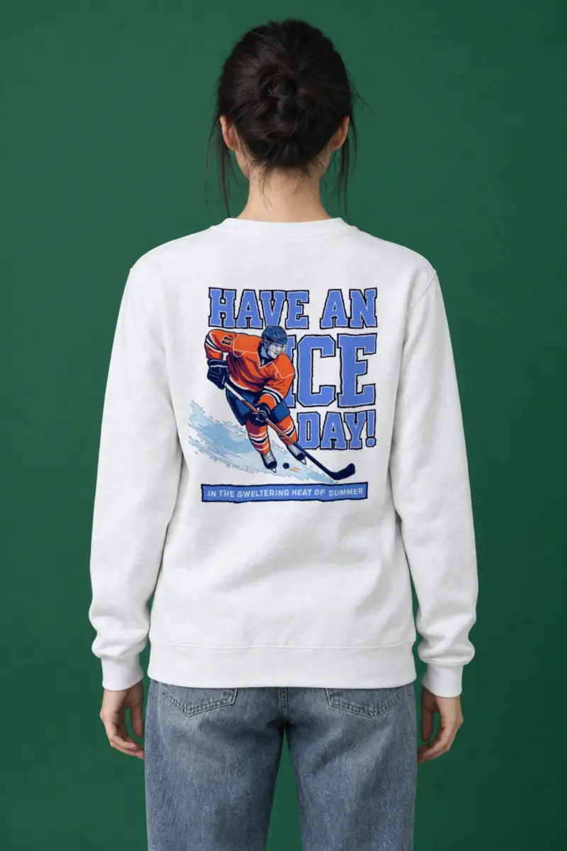 "Have An Ice Day" Heavy Blend Unisex Crewneck Sweatshirt