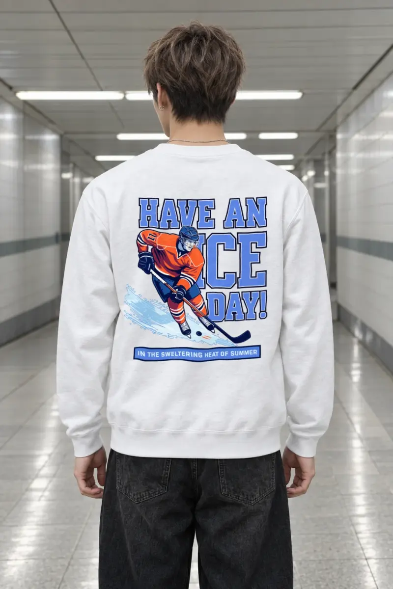 "Have An Ice Day" Heavy Blend Unisex Crewneck Sweatshirt