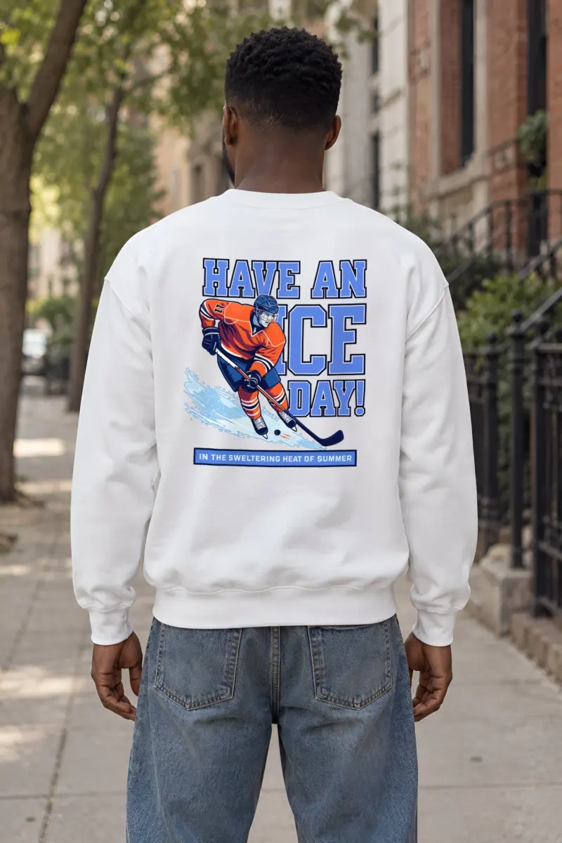 "Have An Ice Day" Heavy Blend Unisex Crewneck Sweatshirt