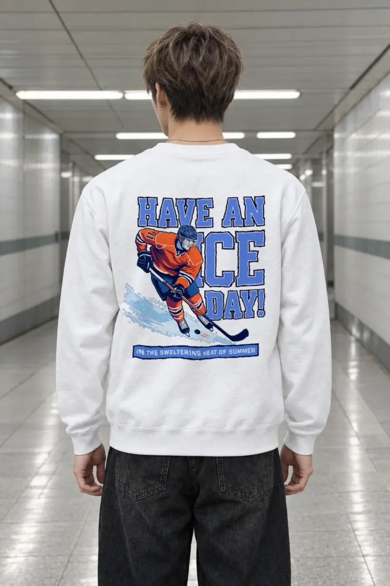 "Have An Ice Day" Heavy Blend Unisex Crewneck Sweatshirt