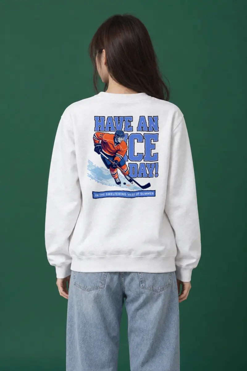"Have An Ice Day" Heavy Blend Unisex Crewneck Sweatshirt | Gildan 18000