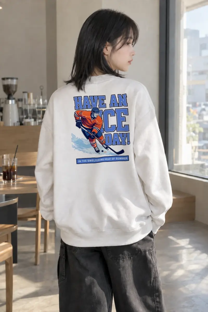 "Have An Ice Day" Heavy Blend Unisex Crewneck Sweatshirt | Gildan 18000