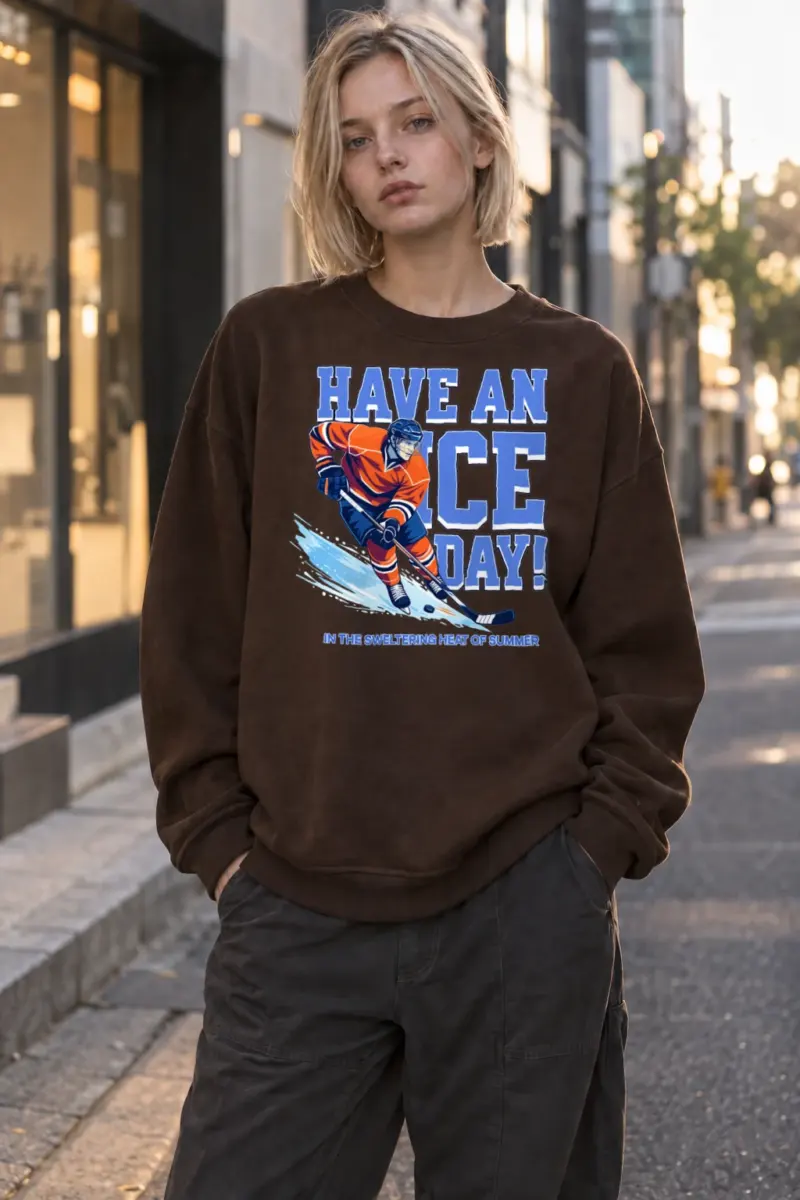 "Have An Ice Day" Heavy Blend Unisex Crewneck Sweatshirt | Gildan 18000