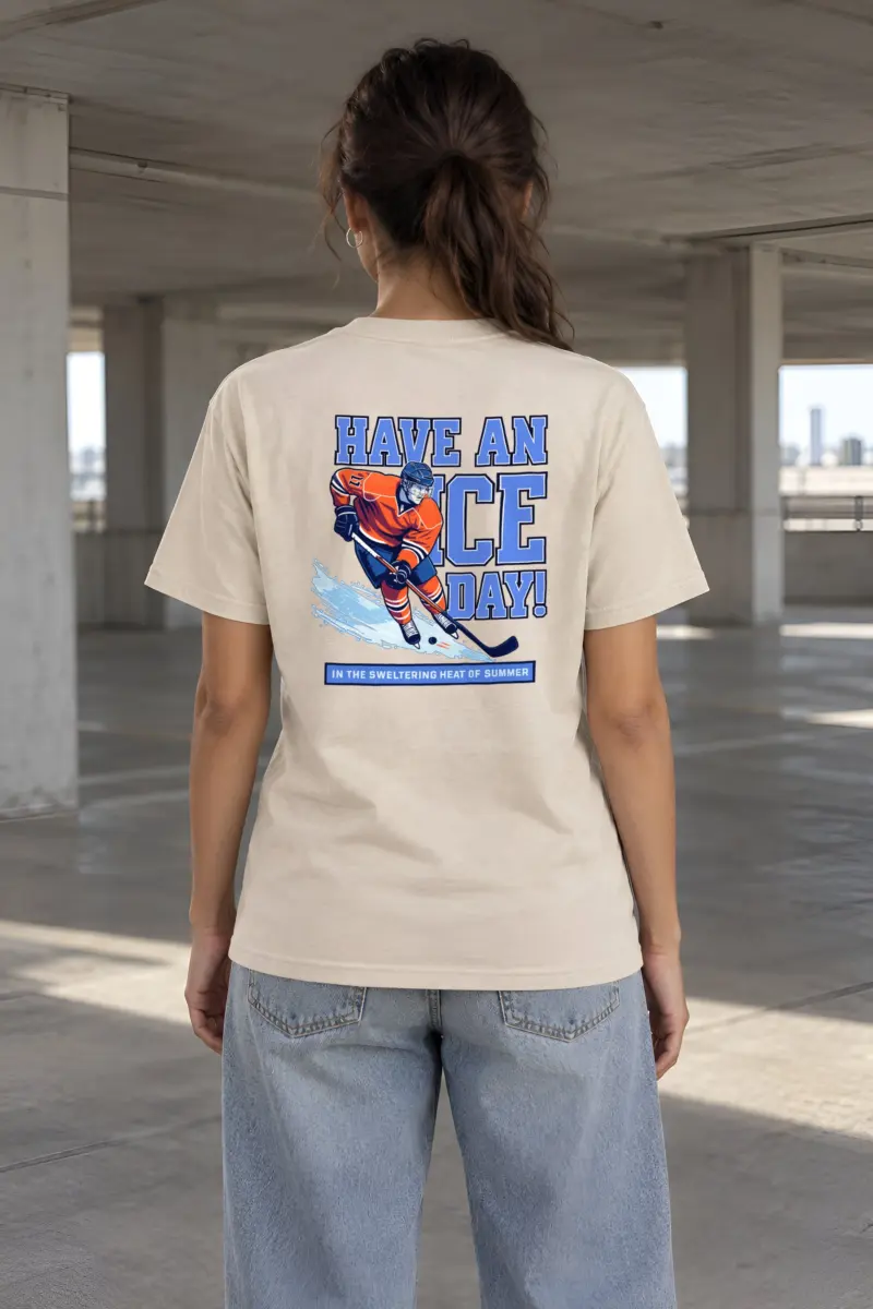 "Have An Ice Day" Heavyweight Unisex Crewneck T-shirt