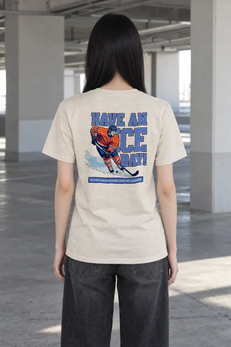 "Have An Ice Day" Heavyweight Unisex Crewneck T-shirt