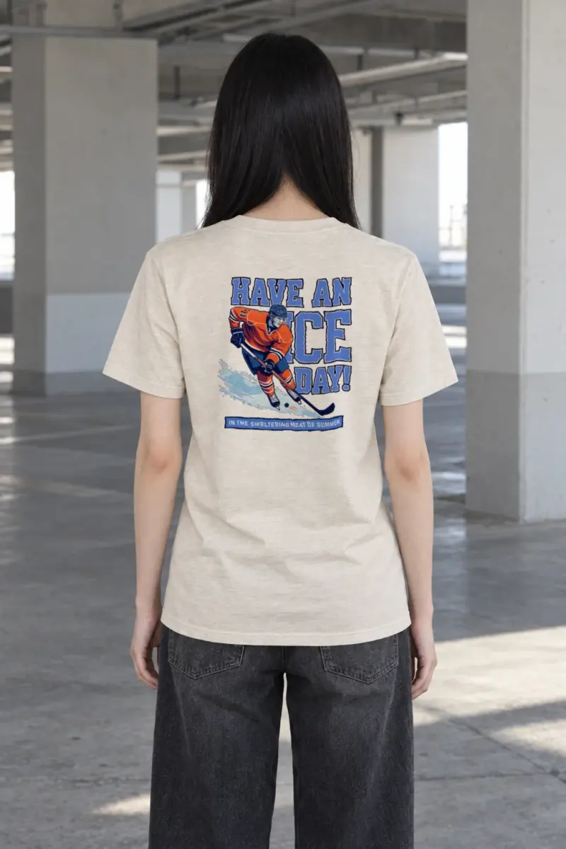 "Have An Ice Day" Heavyweight Unisex Crewneck T-shirt