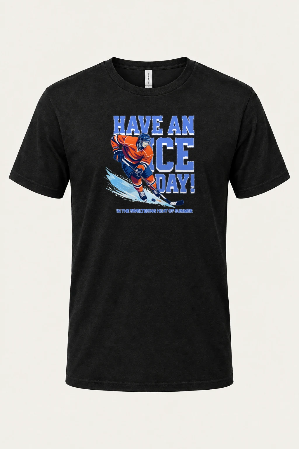 "Have an Ice Day" Heavyweight Unisex Crewneck T-shirt | Gildan 5000