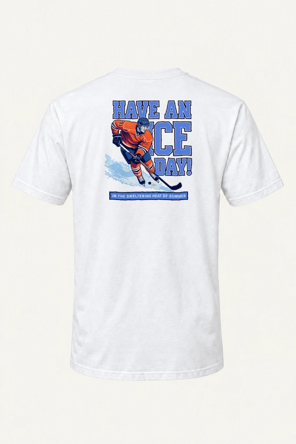 "Have An Ice Day" Heavyweight Unisex Crewneck T-shirt | Gildan 5000