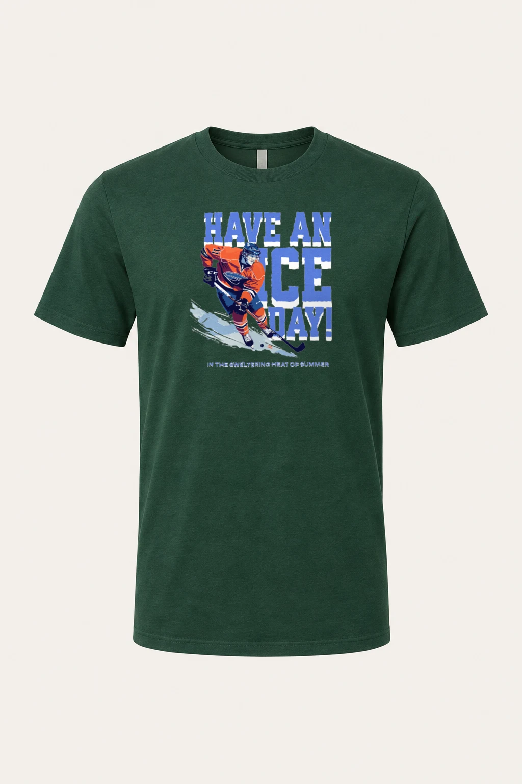 "Have An Ice Day" Heavyweight Unisex Crewneck T-shirt | Gildan 5000