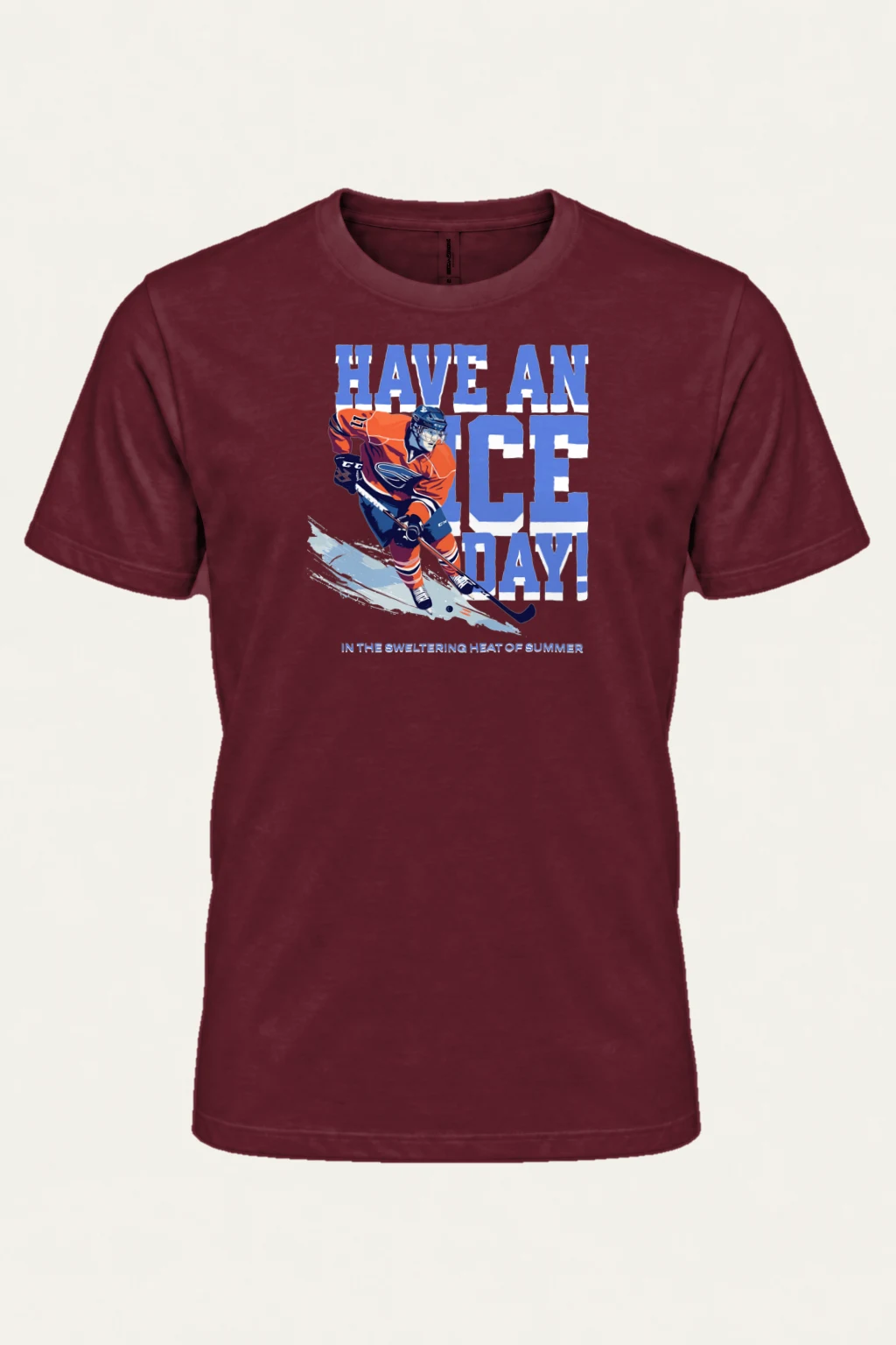 "Have An Ice Day" Heavyweight Unisex Crewneck T-shirt | Gildan 5000