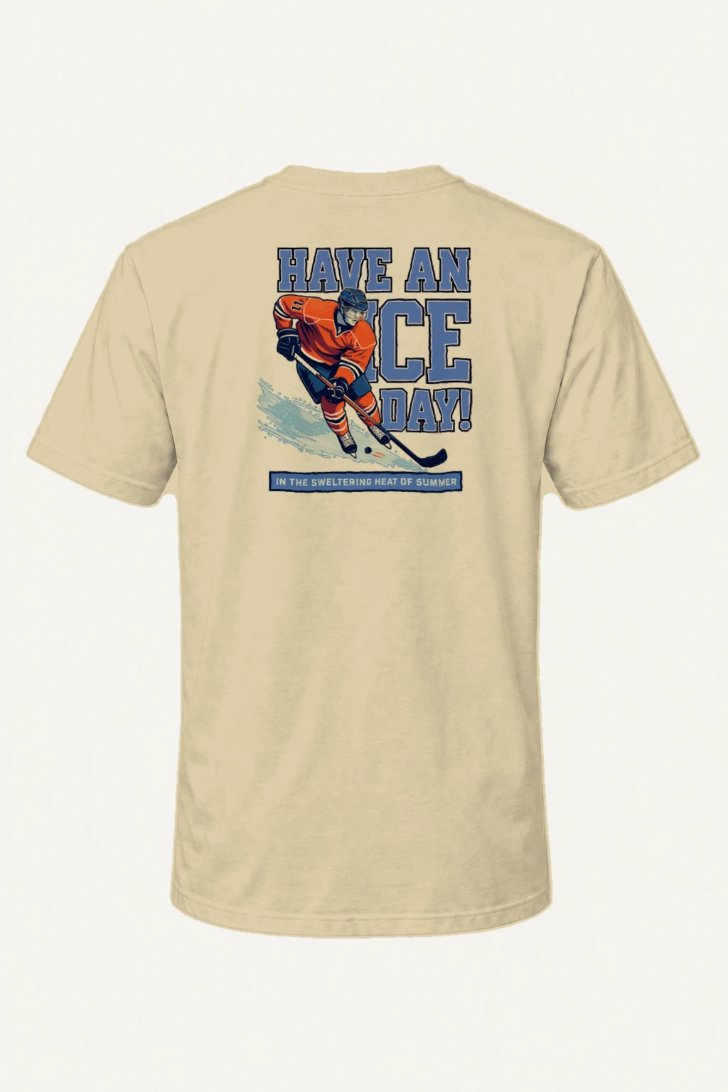 "Have An Ice Day" Heavyweight Unisex Crewneck T-shirt | Gildan 5000