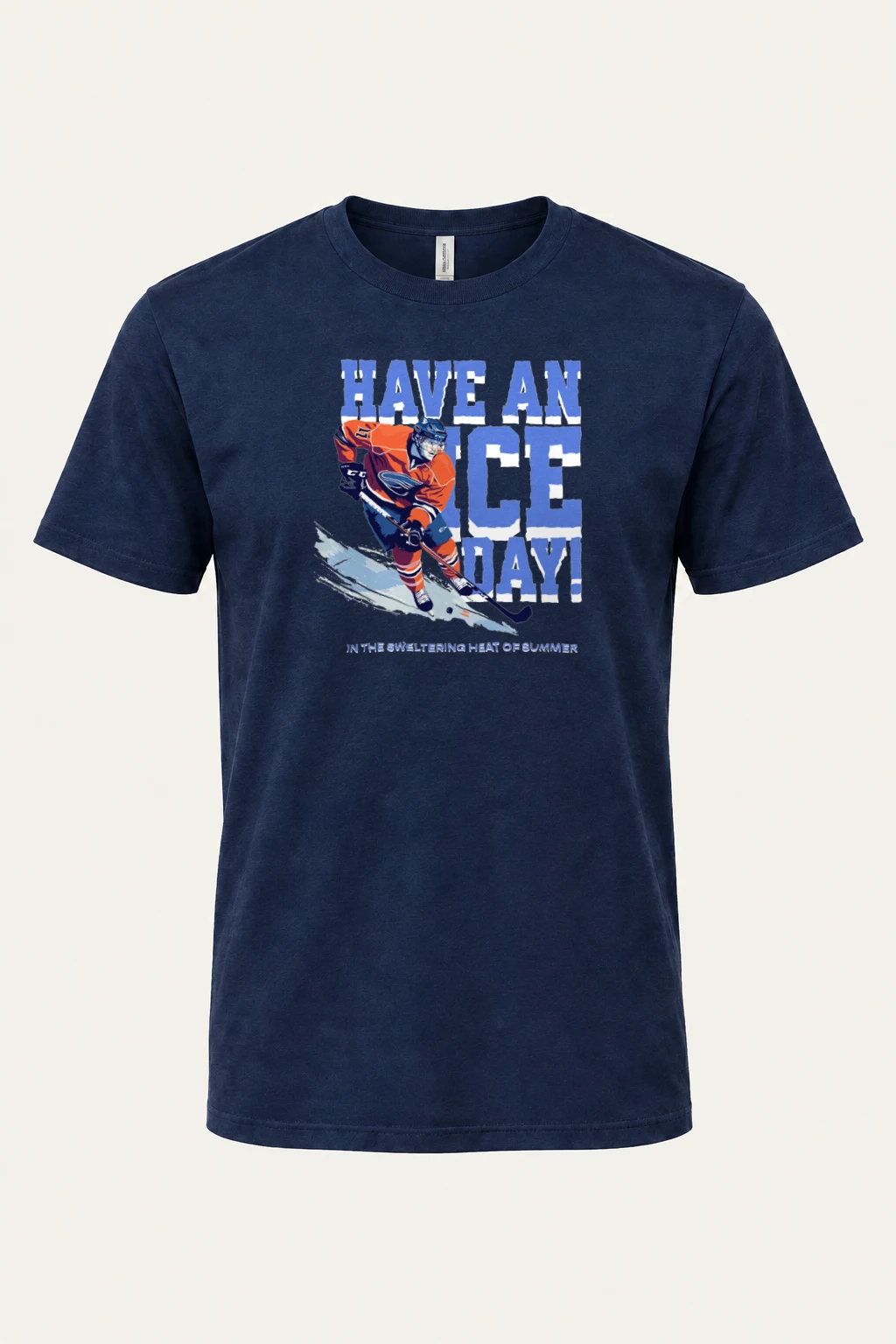 "Have An Ice Day" Heavyweight Unisex Crewneck T-shirt | Gildan 5000