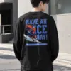 "Have An Ice Day" Unisex Longsleeve T-shirt | Gildan 2400
