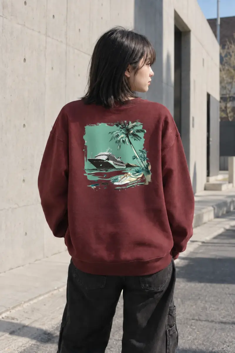 "Hawaii Cruise" Heavy Blend Unisex Crewneck Sweatshirt | Gildan 18000