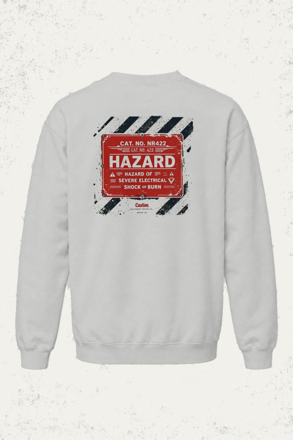 "Hazard Signal" Heavy Blend Unisex Crewneck Sweatshirt | Gildan 18000