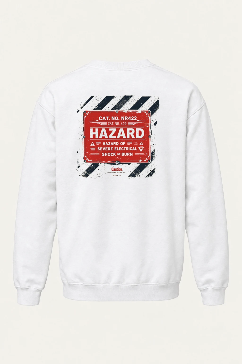 "Hazard Signal" Heavy Blend Unisex Crewneck Sweatshirt | Gildan 18000